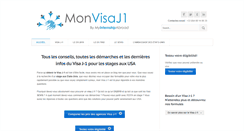 Desktop Screenshot of mon-visa-j1.fr